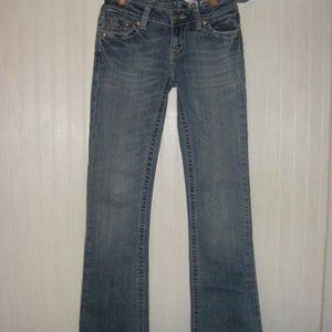 Miss Me Low Rise Sunny Boot Cut Jeans, Size 26
